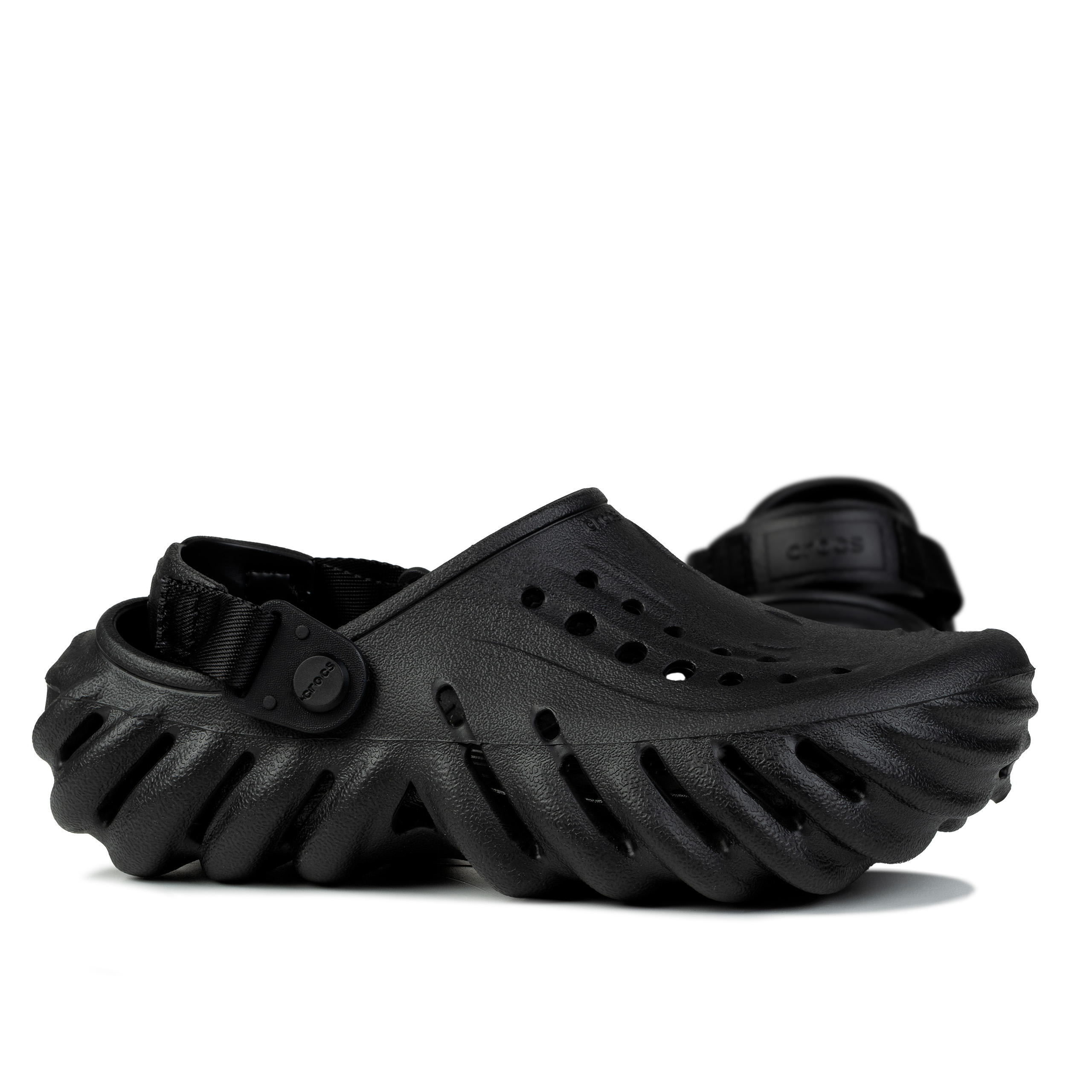 Nazouváky sportovní pantofle Crocs Echo Clog 208190001 Black Noir