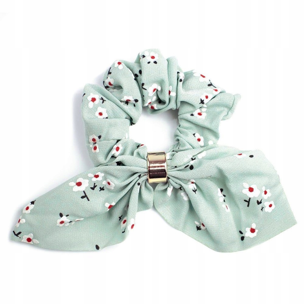 

Gumka do włosów Frotka apaszka Scrunchies miętowa