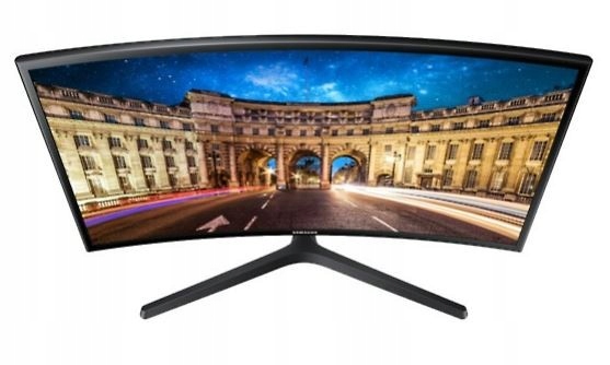 Monitor LED 1920 C27F398FWR HDMI Opinie, 1080 jakc x w VA Cena CURVED 3,5mm px Samsung Sklep, 27\