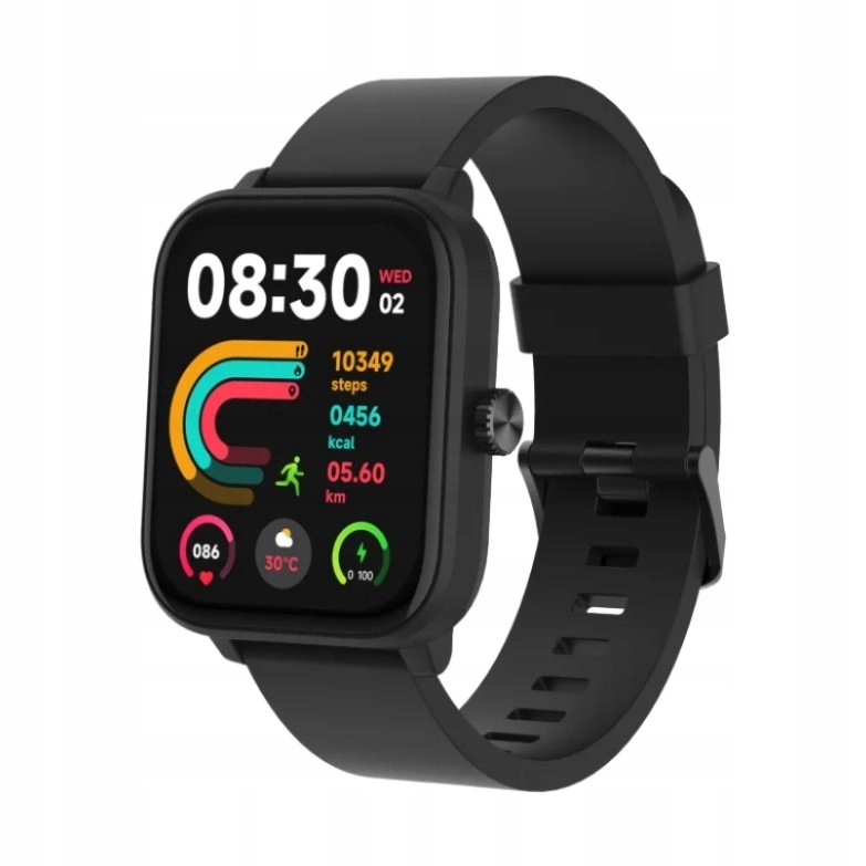 Chytré Hodinky Maxcom Ecowatch4 Černé IP68 Telefonování Sportovní režimy