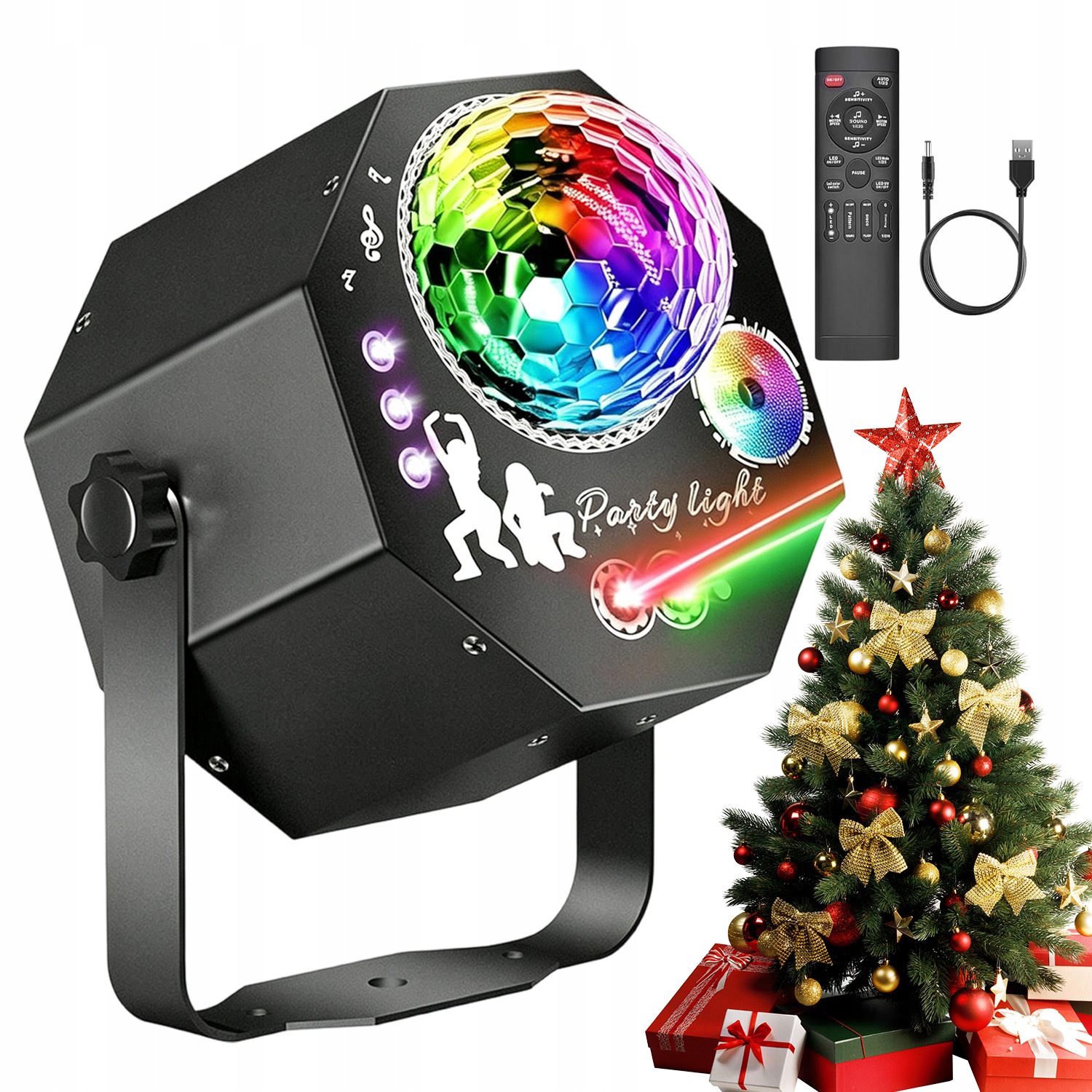 Led Jevištní Světla Laserový Projektor Rgb Hudba Synchronizace Zvuk