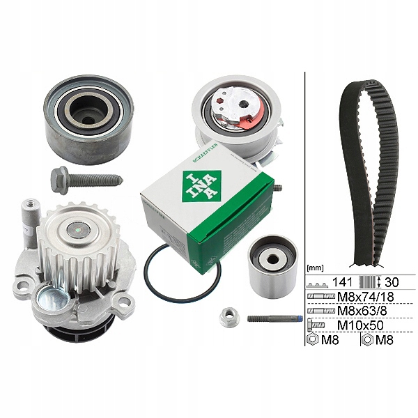 530 0405 - ГРМ + водяной насос в сборе для SEAT ALTEA 2.0 TDI