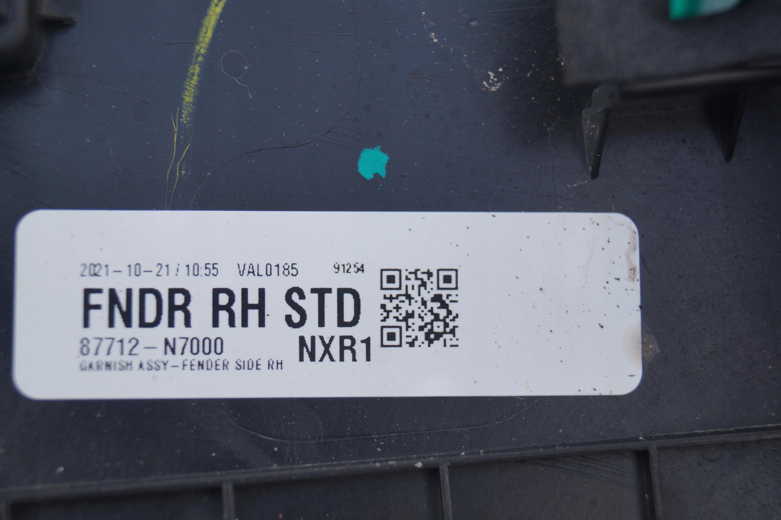 moulding for fender front right HYUNDAI TUCSON IV 4