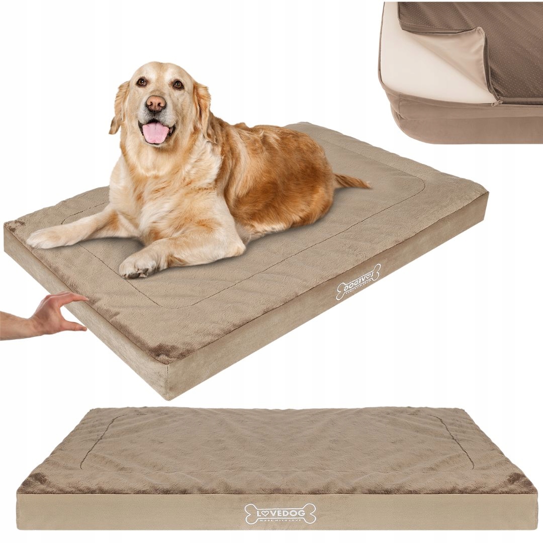 Legowisko Ortopedyczne Materac dla dużego Psa XXL 120x90 Mata Wodoodporne
