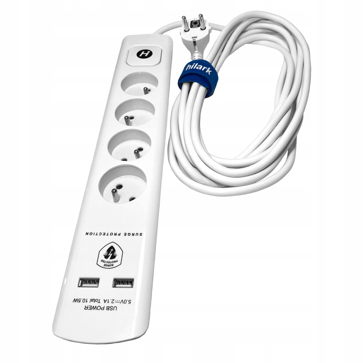 Przedłużacz ładowarka USB2.1A 1,5m przeciążeniowe Długość kabla 1.5 m