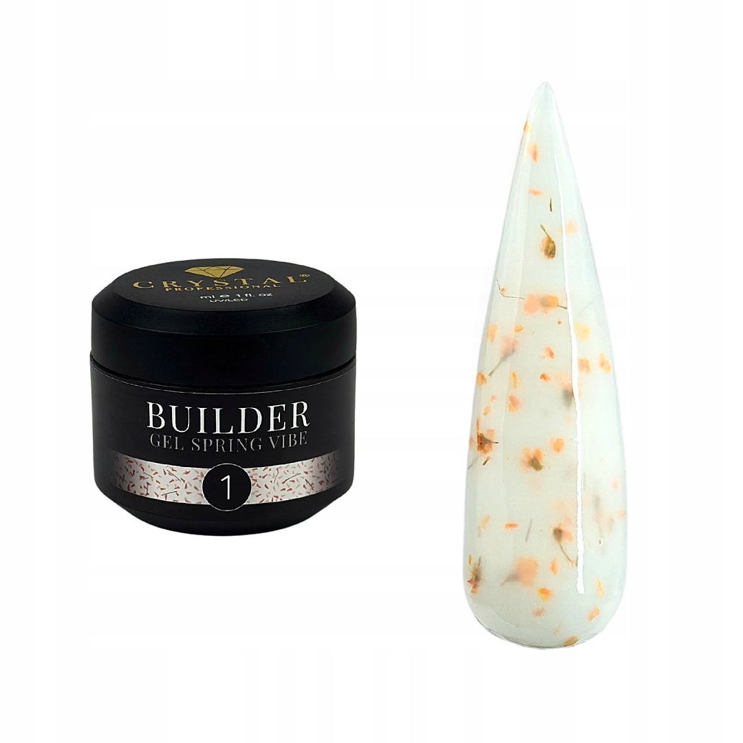 Żel budujący do paznokci Builder Gel Spring Vibe #1 CrystalPro