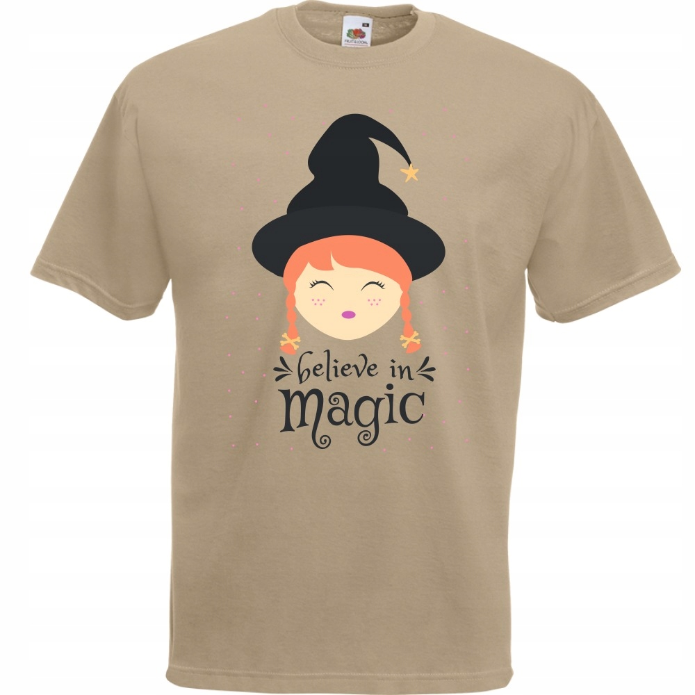 

Koszulka halloween czarownica L khaki