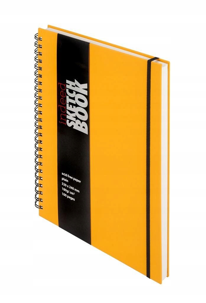 SZKICOWNIK NOTES A4+ MUSZTARDOWY, ANTRA