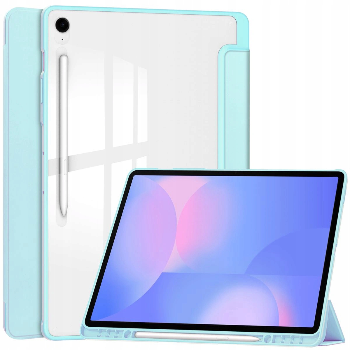 Etui stylowe Bizon do Galaxy Tab S10 Fe Plus, z podstawką, z klapką, cover