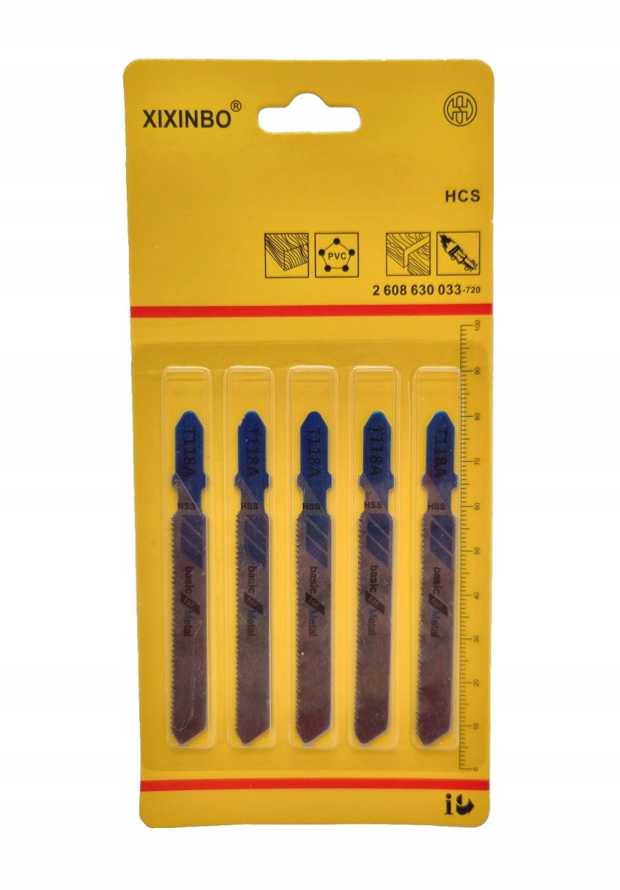 

5 x Brzeszczot Do Wyrzynarki Do Metalu T118A