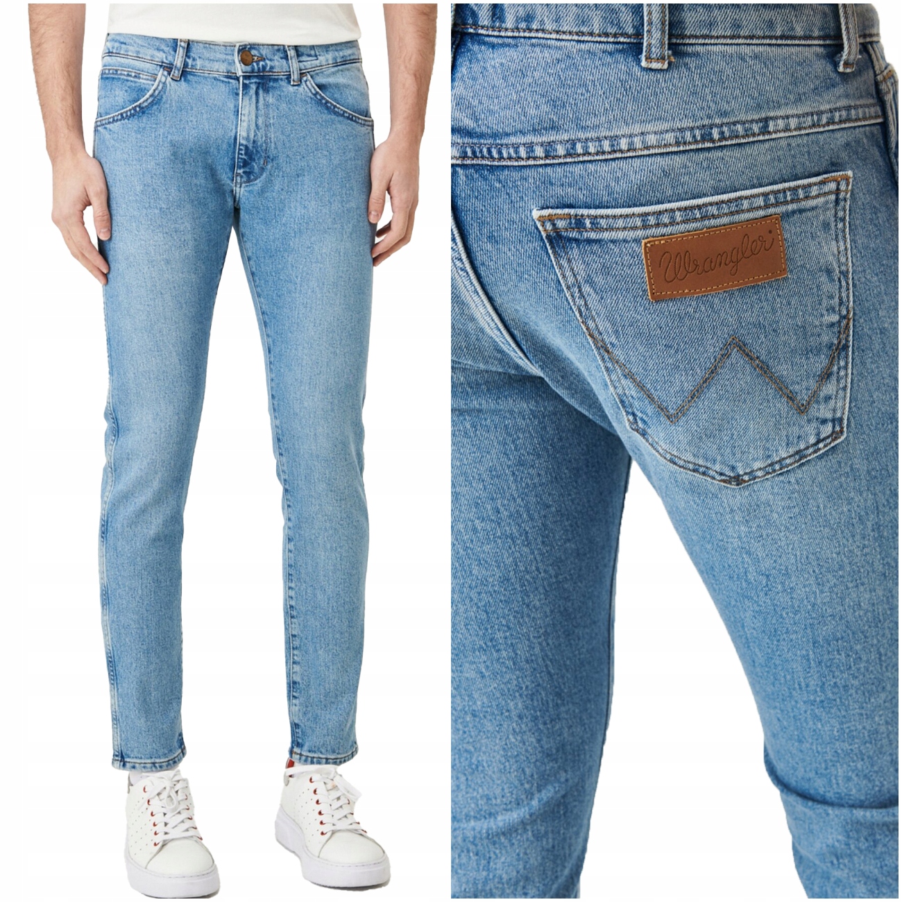 

Wrangler Bryson Męskie Spodnie Jeansowe W34 L34