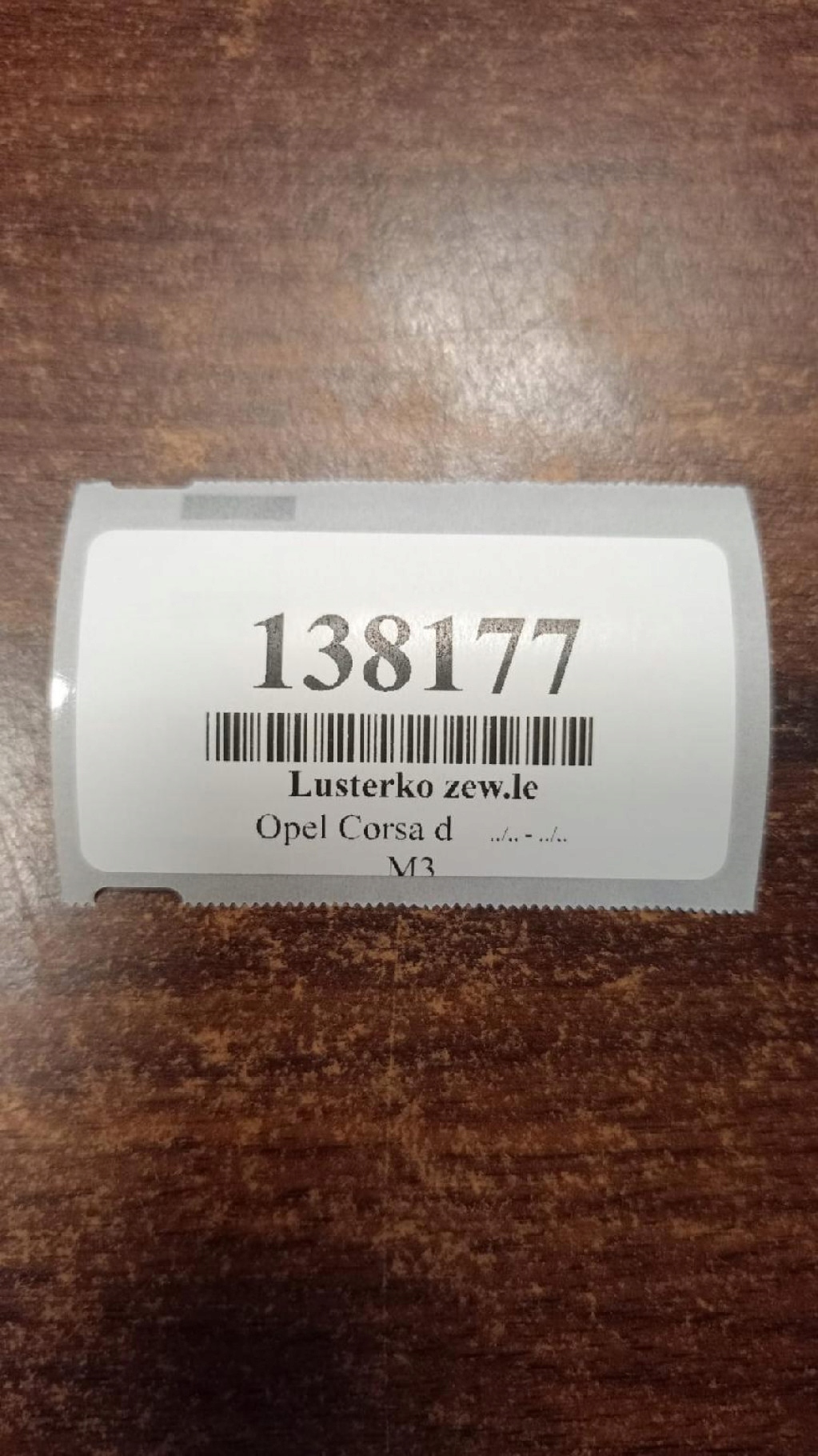 OPEL CORSA D mirror left 5 PIN