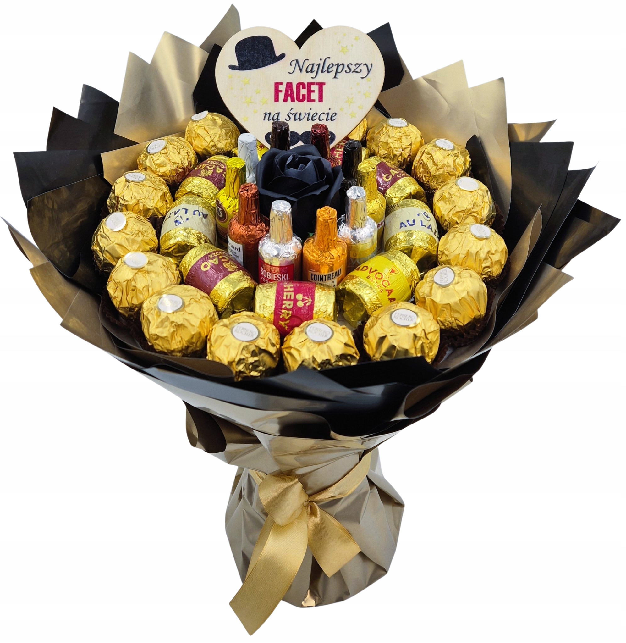 Sladká Kytice Sladkostí Box Dárkový Koš Dárek Narozeniny Jmeniny 18 30