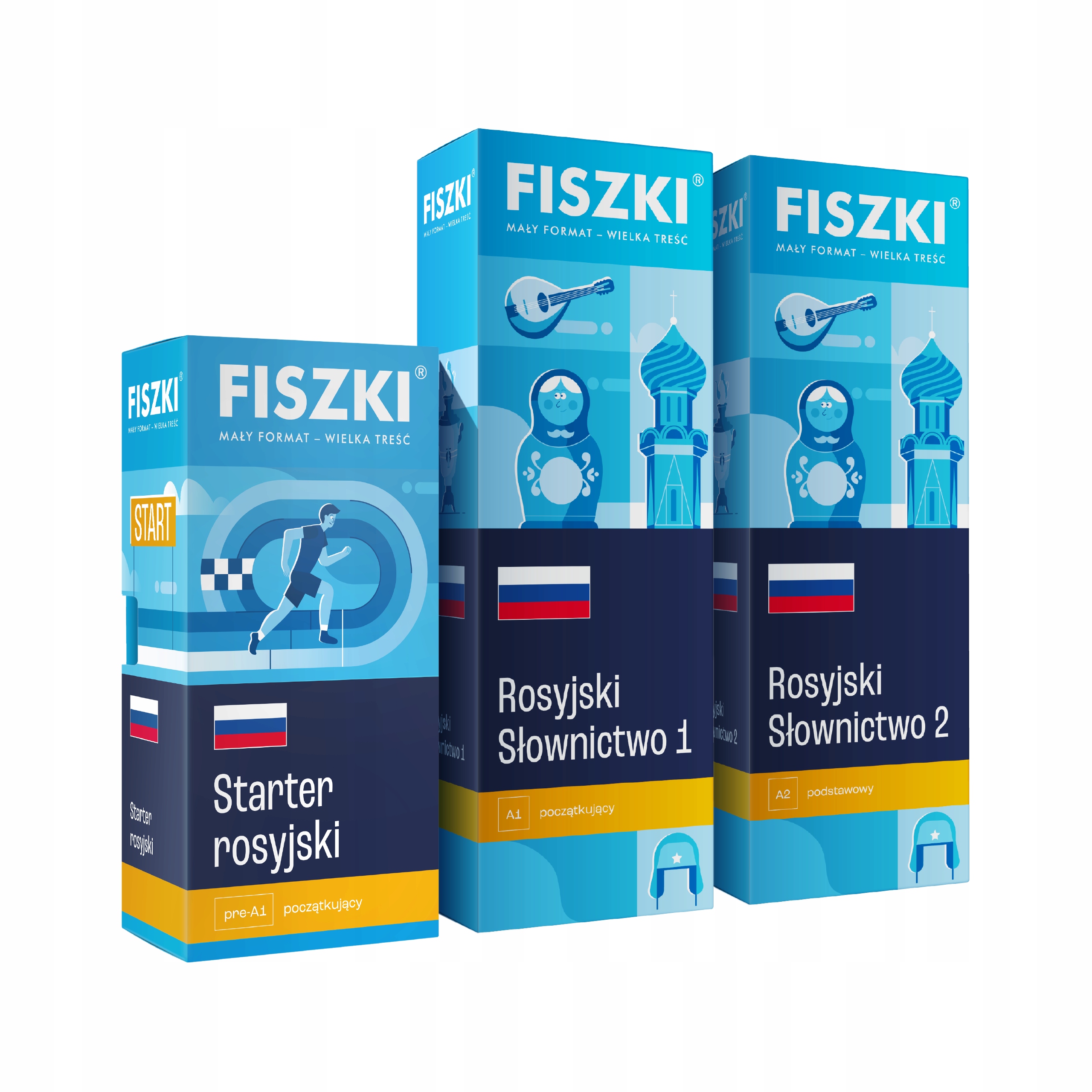 ZESTAW FISZKI – kurs ROSYJSKI dla początkujących (A1-A2)