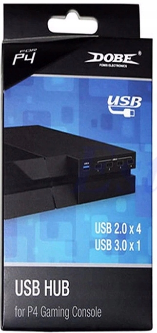 HUB ROZDZIELACZ USB 3.0 NA 4X USB 2.0 MIKROFON KIEROWNICA DO PS4