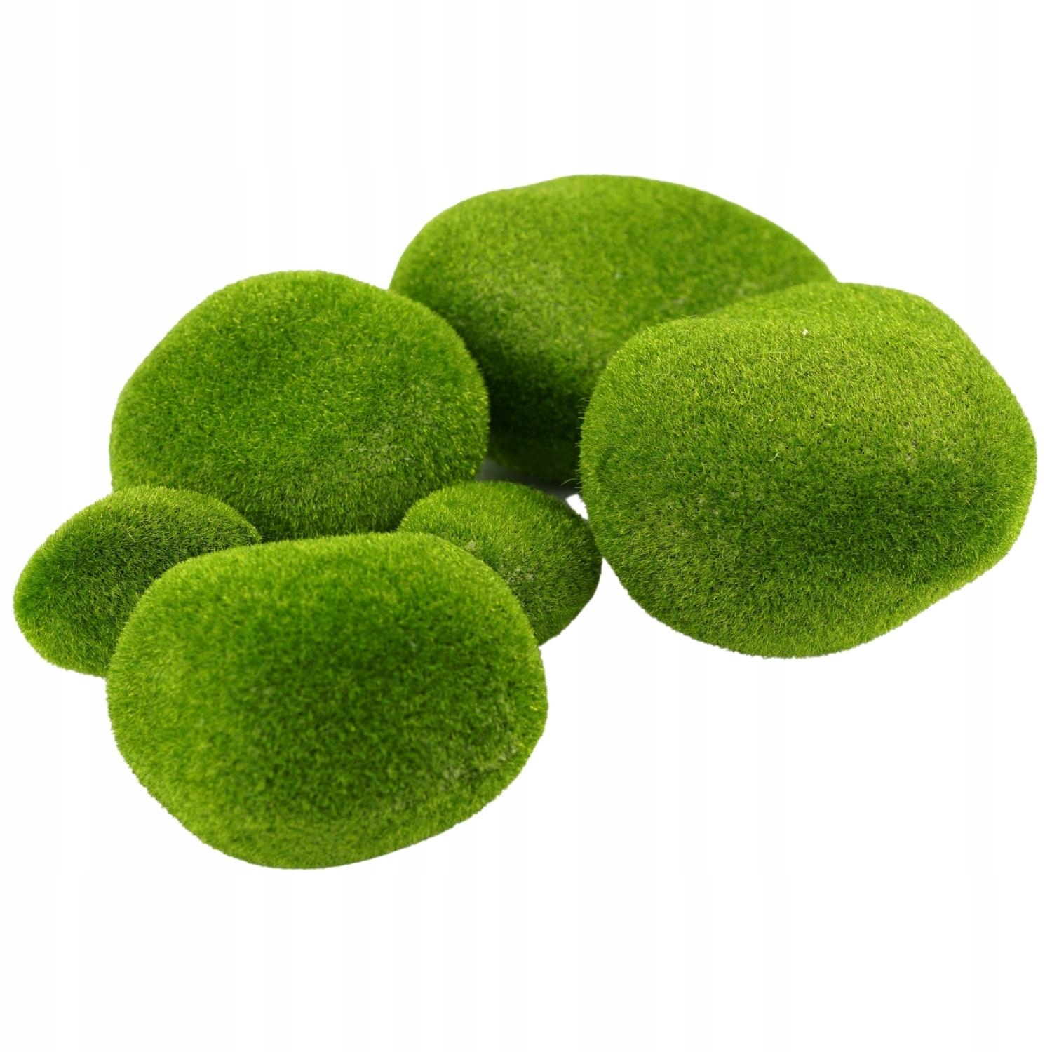 

Kamienie Omszałe z Mchu Mech Dekoracyjne zielone