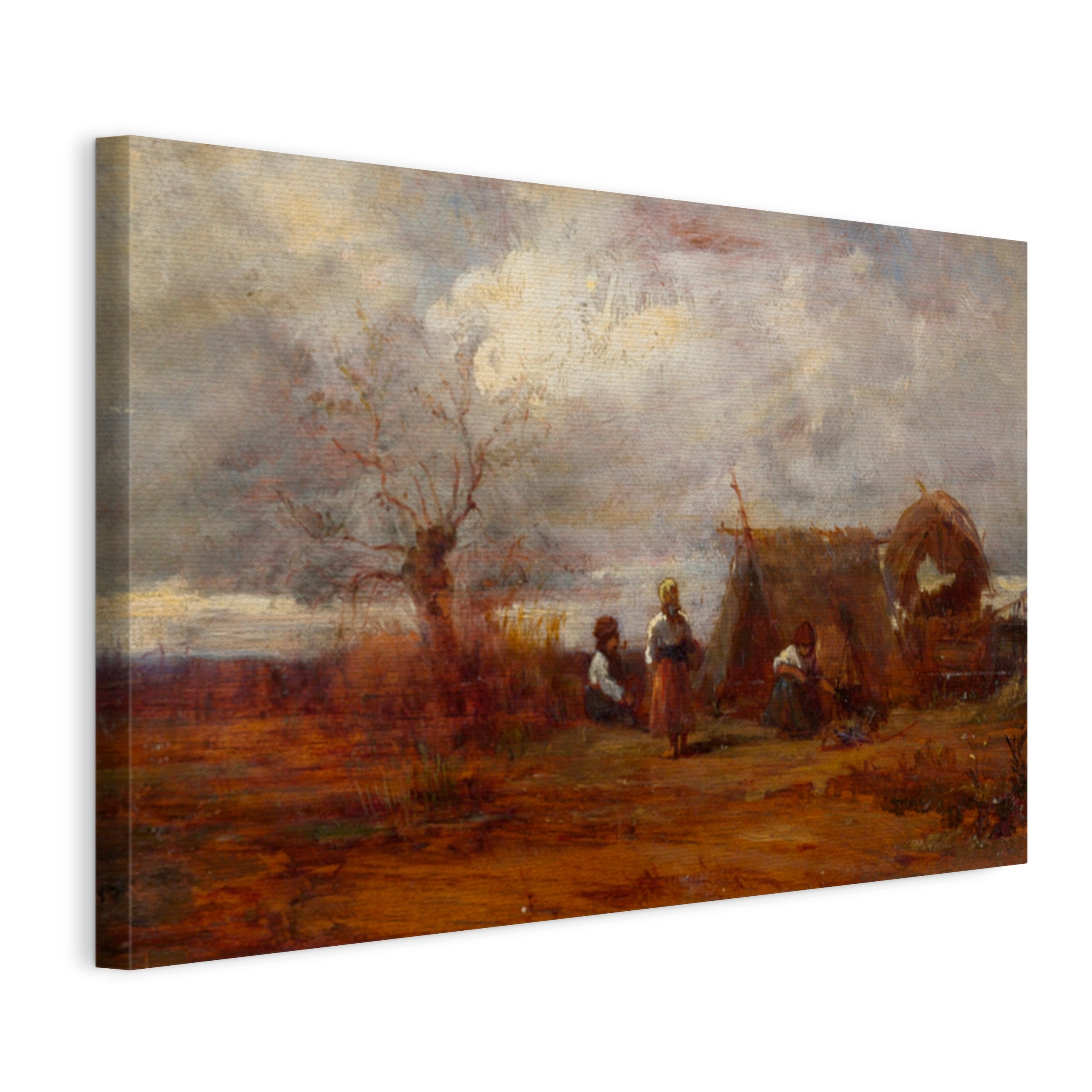 Obraz Na Plátne Géza Mészöly Cigánsky Tábor 120x80