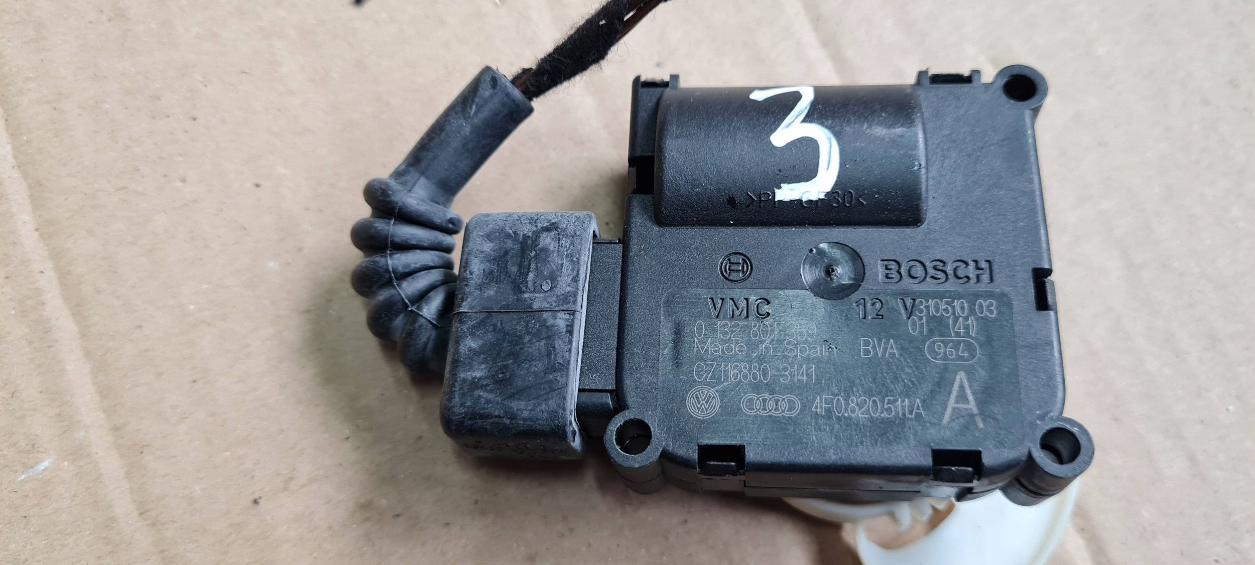 A6 C6 LIFT Micro moteur Bouches buses Bloc de chauffage complet de chauffage 4F0820511A