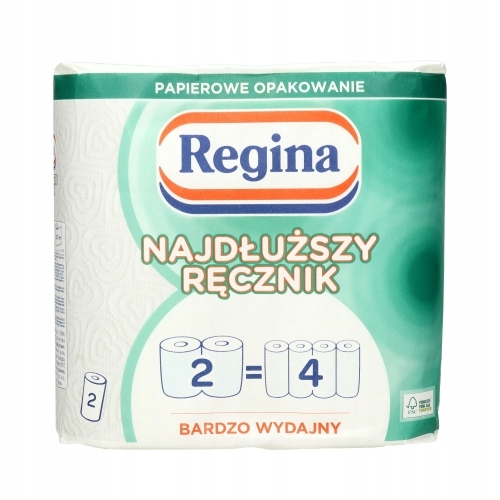 

Regina Ręcznik papierowy najddłuższy 2 rolki biały