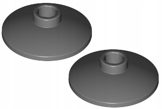 

Lego Dysk/Talerz 2x2 C. Szary (4740/4211010) x2