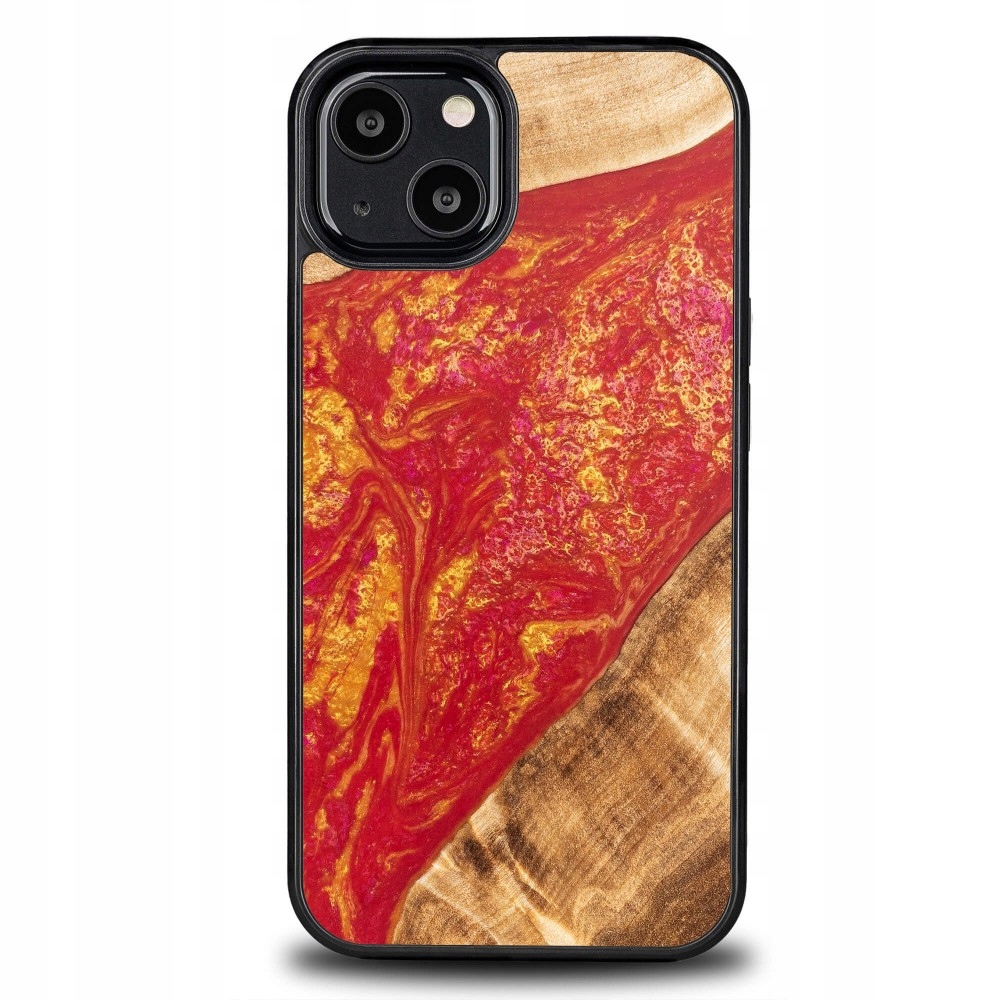 Pouzdro Bewood Unique pro iPhone 13 Neonové Paříž