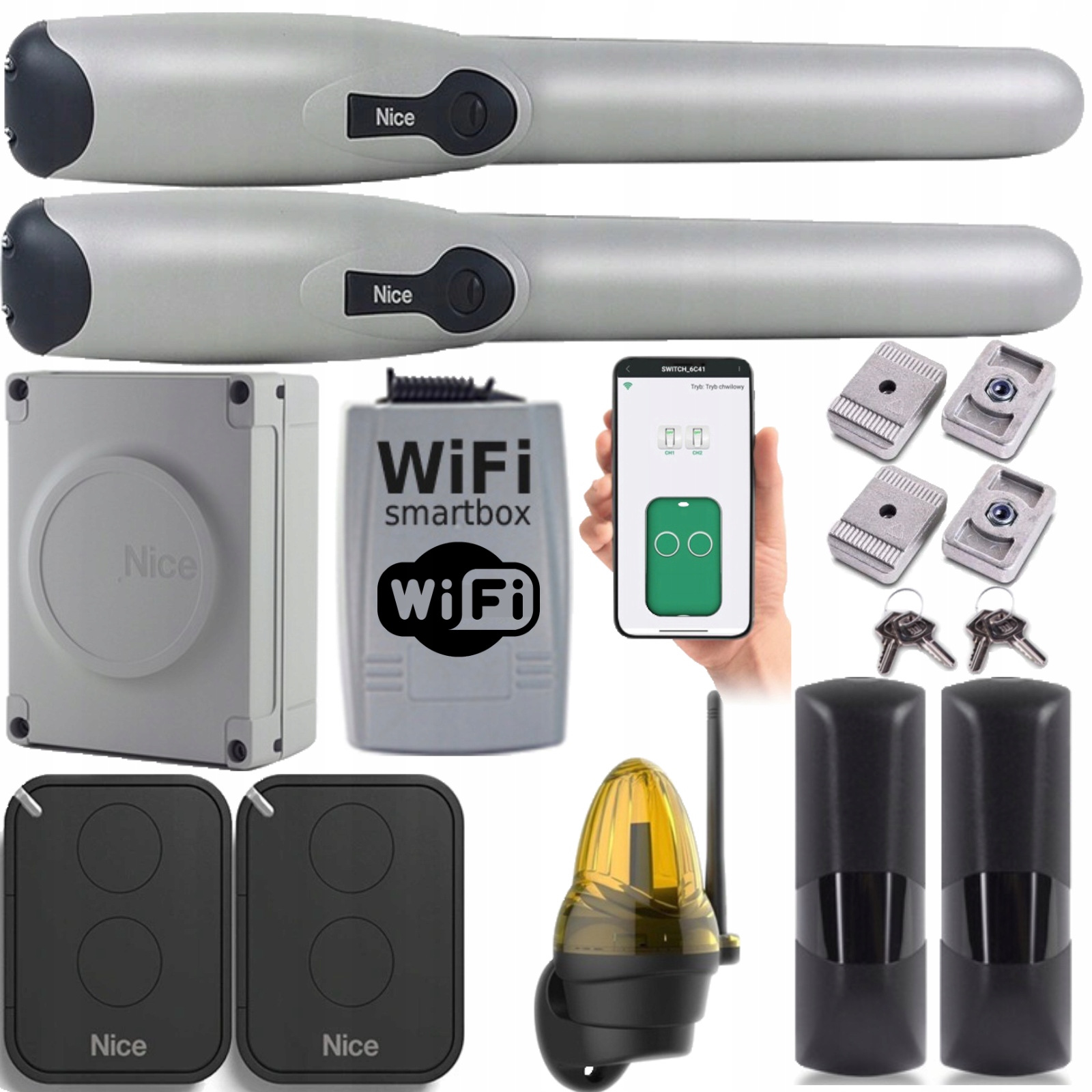 

Zestaw automatyki do bram Nice Wingo 2024 WiFi