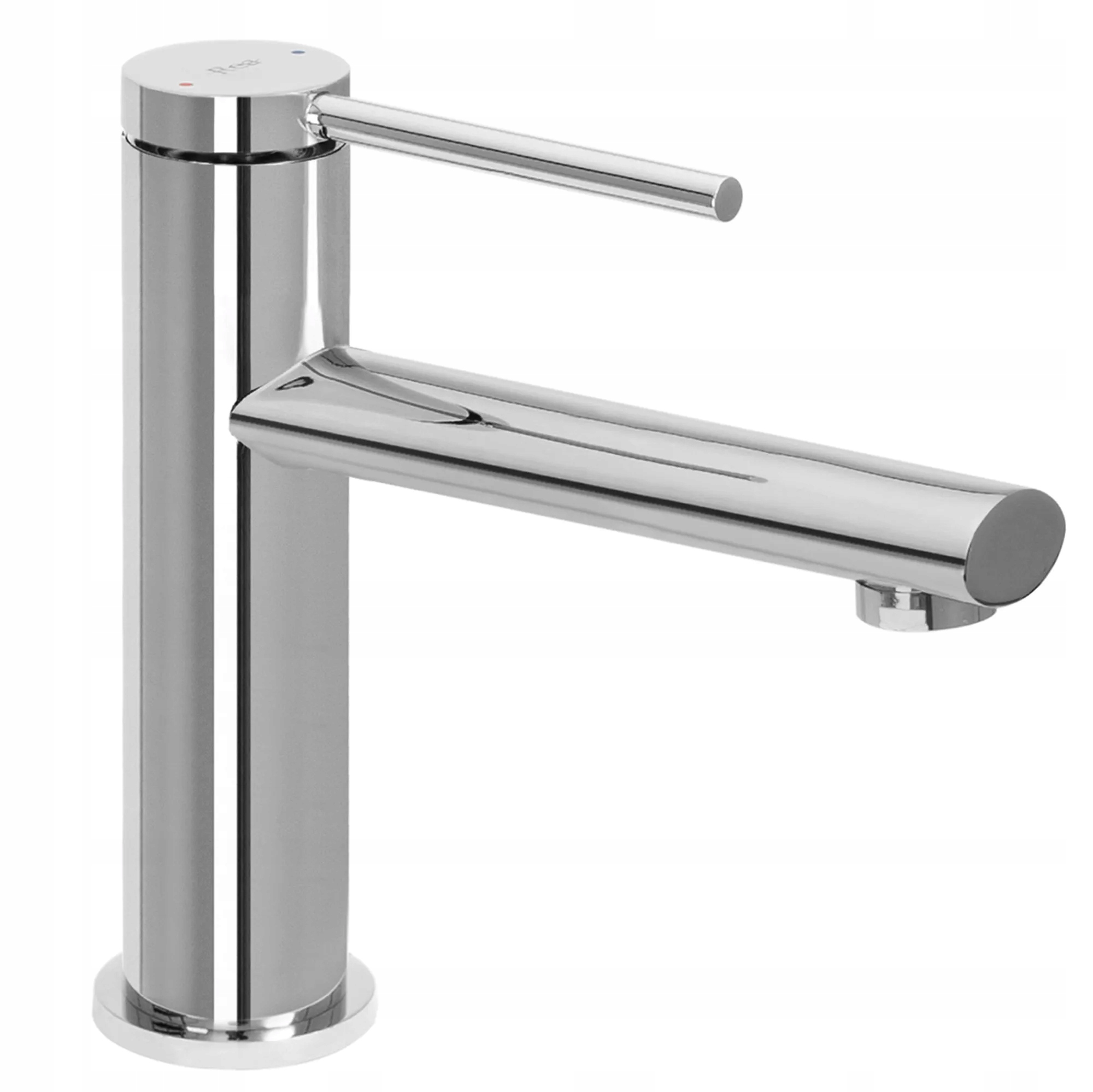 

Bateria Oval chrom srebrna umywalkowa niska Rea