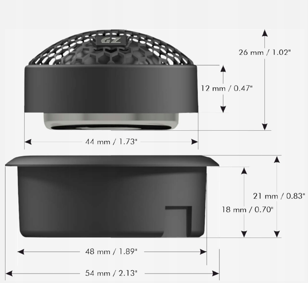 Ground Zero GZUT 28SQX tweetery Sound Quality 80W Model GZUT 28SQX