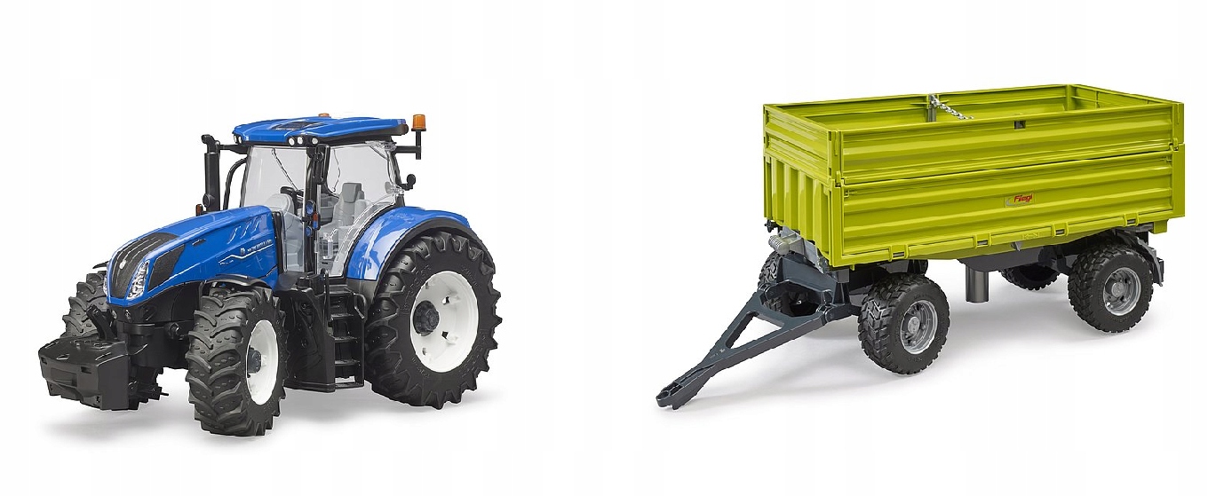 

Zabawka Bruder 03120 Ciągnik N.holland+przyczepa