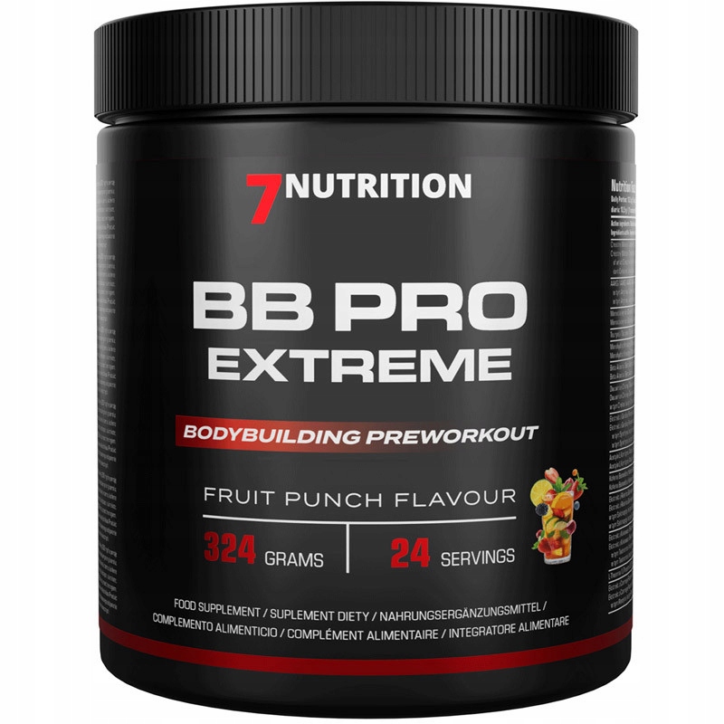 7NUTRITION Bb Pro Extreme 324 g Větší Síla Intenzivní Trénink