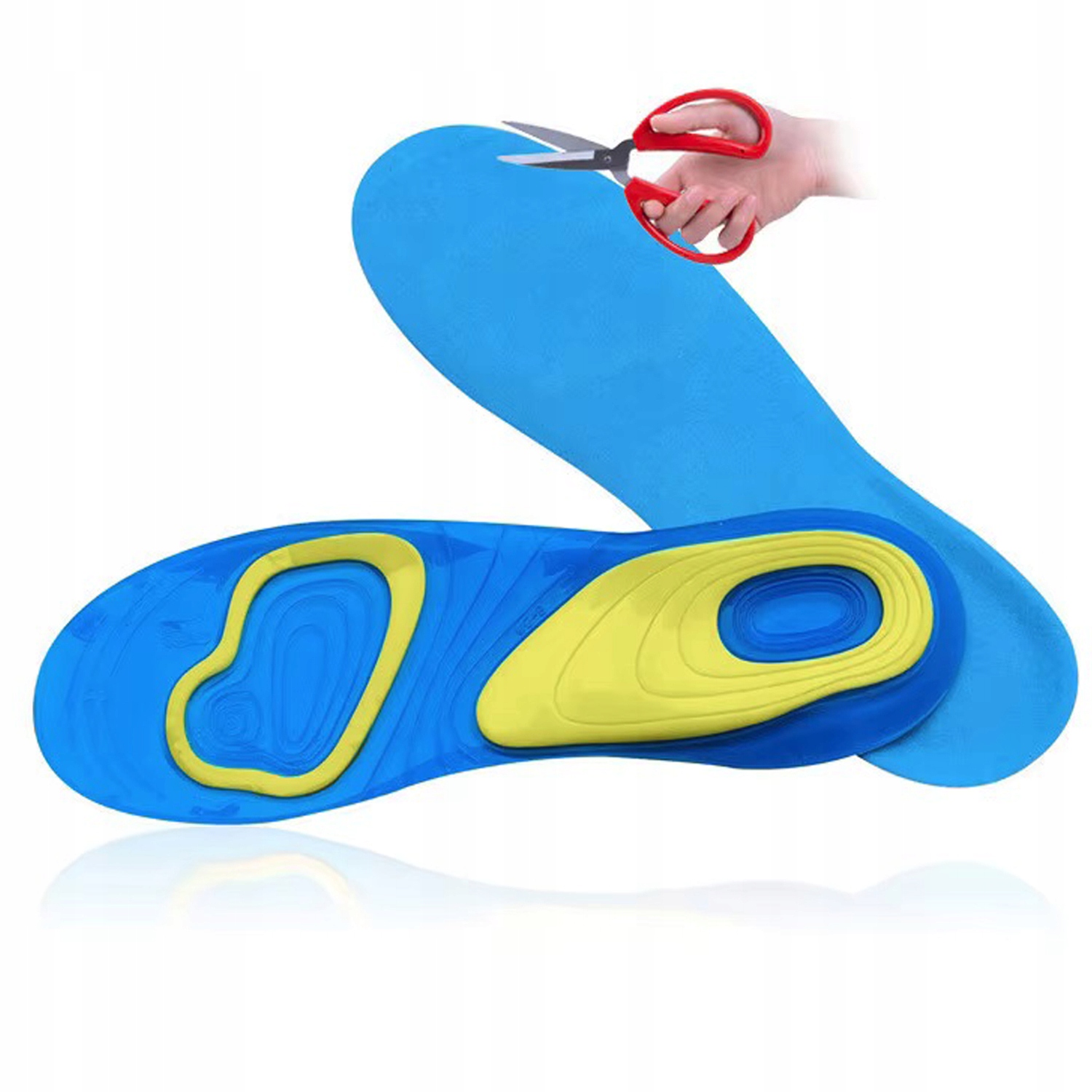 2x WKŁADKI ŻELOWE DO BUTÓW ROBOCZYCH NA CODZIEŃ MASUJĄCE KOMFORT ROZM 42-47 Marka inna