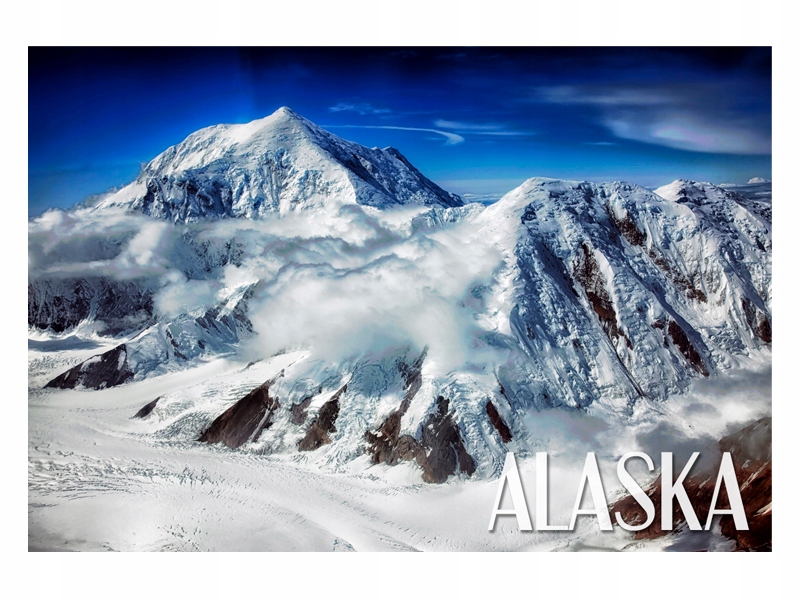 

Usa Alaska Mount Foraker Magnes na lodówkę