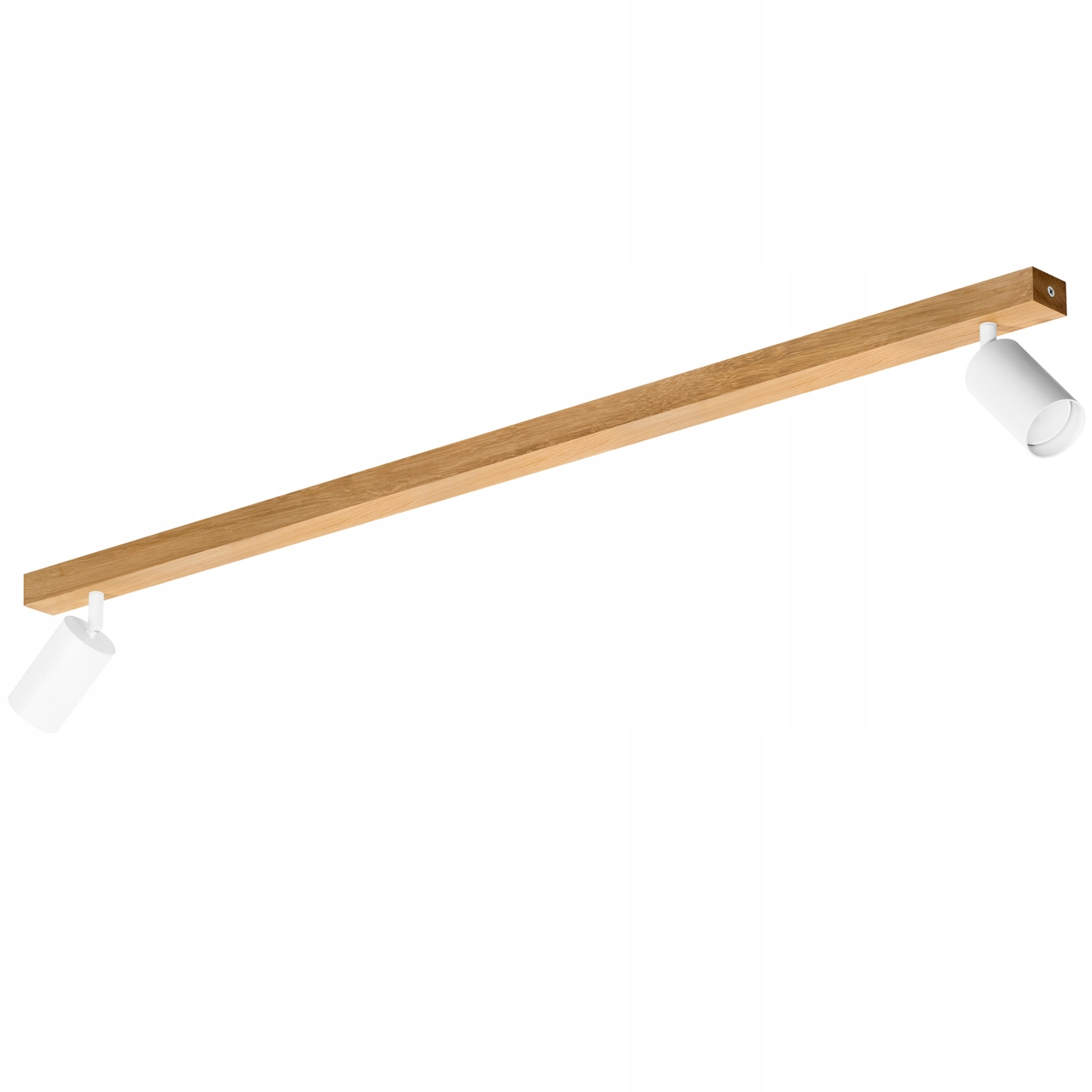 Stropné Svietidlo Led stropná lampa Dubová 90 cm Modern Biela GU10 Pohyblivá Nástenná