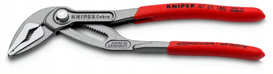 Nastavitelné kleště Cobra Es Knipex s prodlouženými čelistmi 180 mm 87 51 180