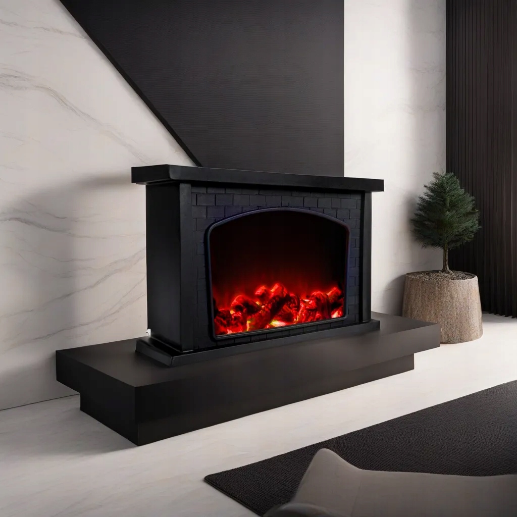 KOMINEK LED LAMPION Z OGNIEM Z EFEKTEM PŁOMIENIA LAMPA 33cm Rodzaj lampion