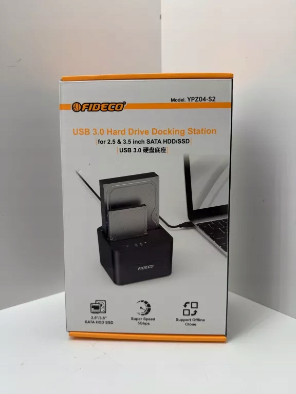Fideco Kompatybilna Stacja Dokująca Klonowania Dysków Hdd Ssd Usb 3.0 Sata