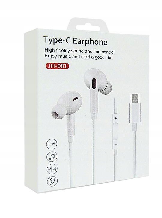 Słuchawki Przewodowe Douszne USB TYP-C do Samsung Model JHO81