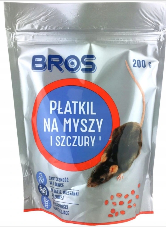 

Bros Płatkil na Myszy i Szczury Gryzonie 200g