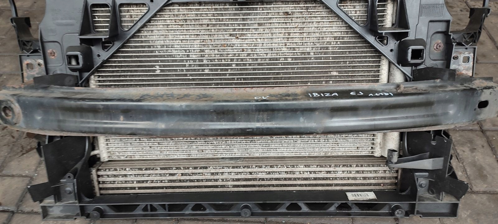 support panel for radiators pillar iron Seat Ibiza 6J 5D 1,6 TDI