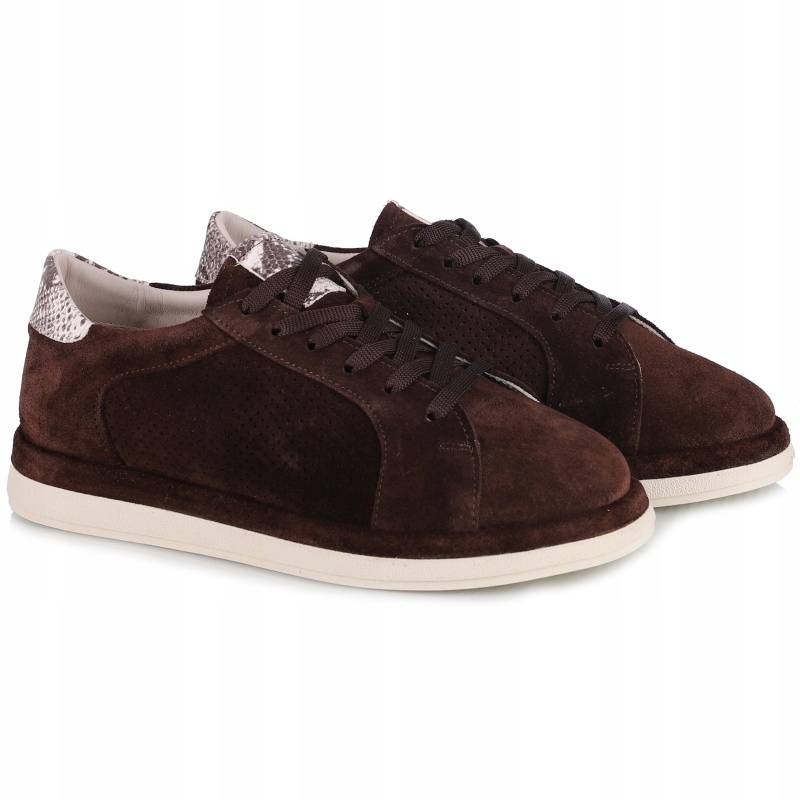 Dámské tenisky Bombonella 12T 0455 B08-Y31 čokoládové Kůže Vel. 37