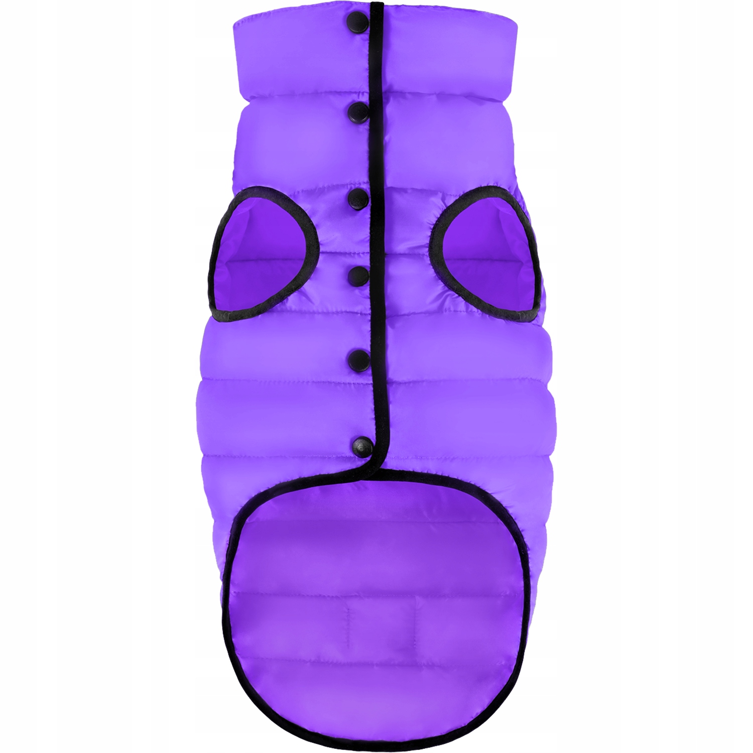 Bunda pro psa zateplená, na knoflíky, ultralehká, fialová, vel. Xs/s (S35)