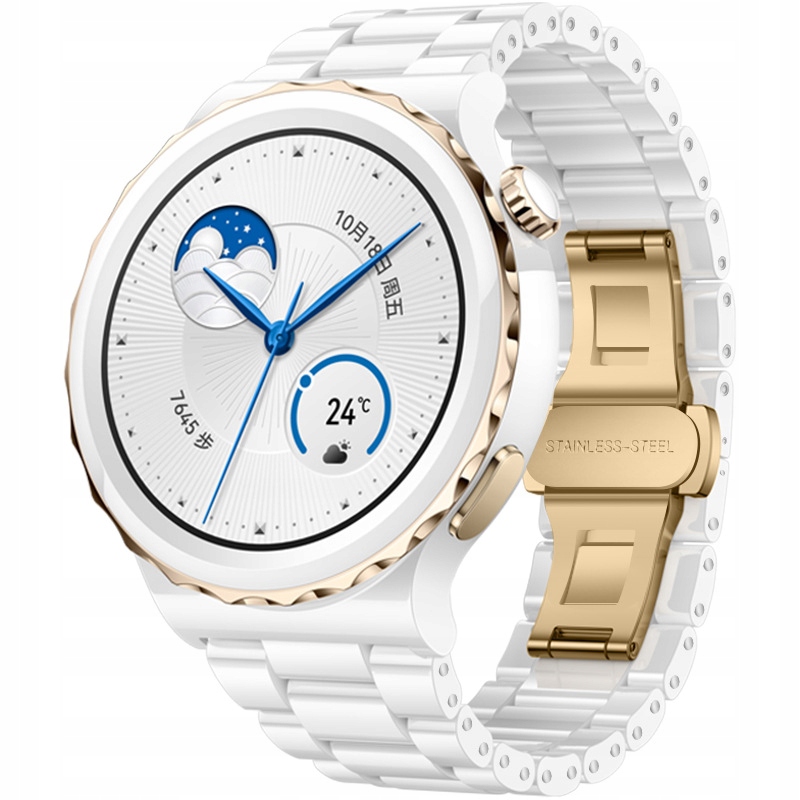 Bransoletka Ceramiczna Pasek Do Huawei Watch GT2 GT3 Pro 42MM 43MM Elegant