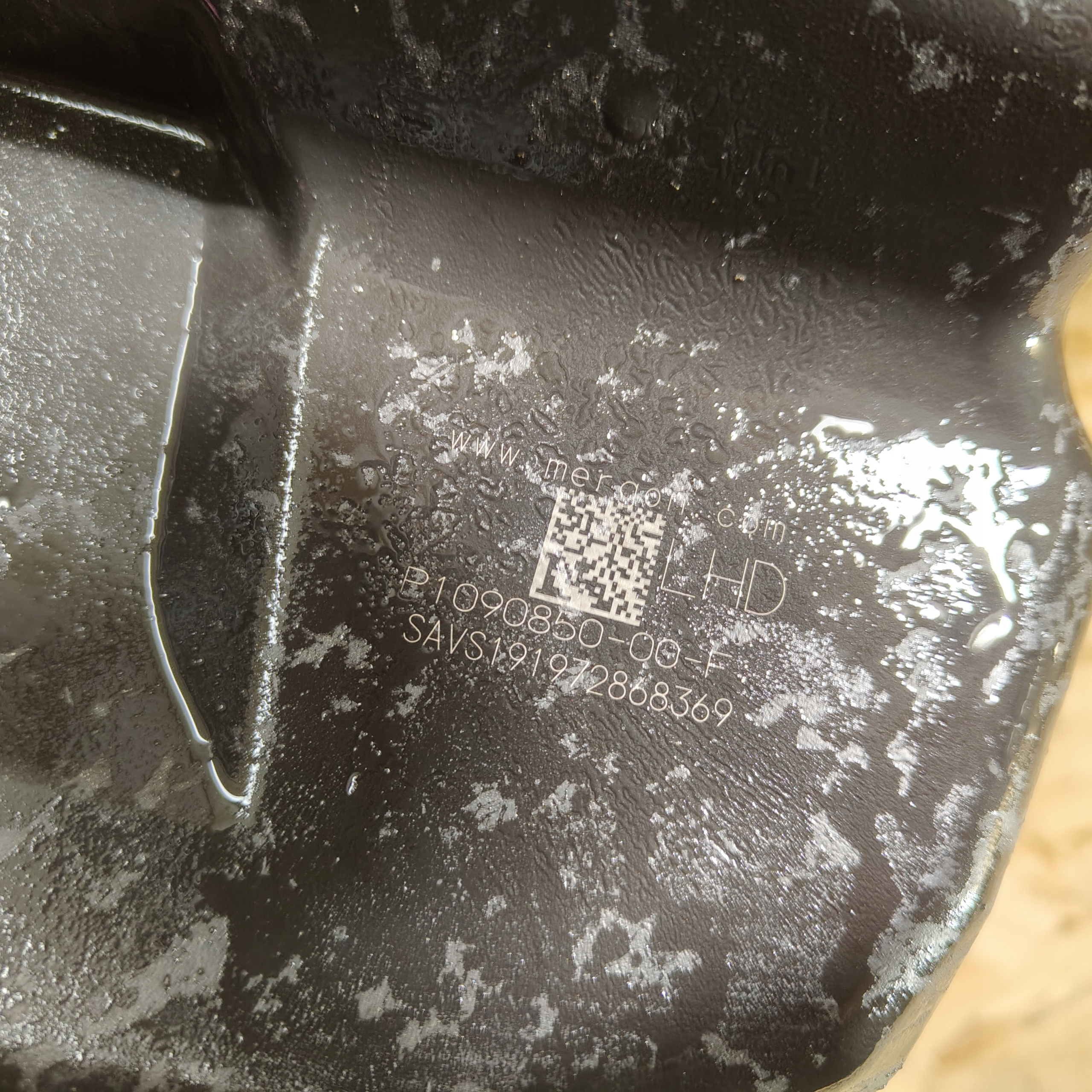 washer fluid tank TESLA MODEL 3