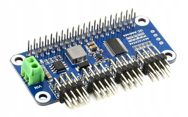 Servo Driver Hat sterownik 16 serw do Raspberry Pi