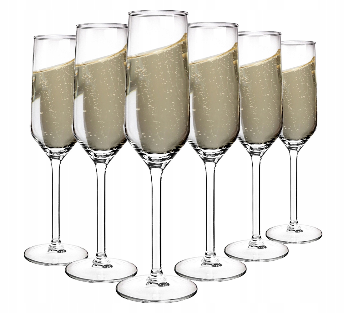 

Kieliszek Do Szampana 220 ML komplet 6 szt Rubin