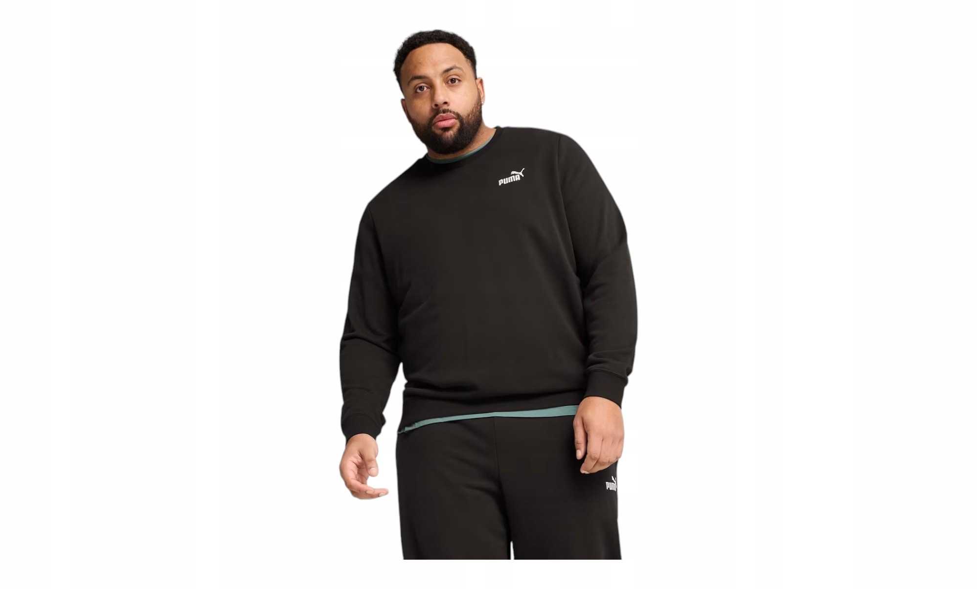 Puma Pánská Mikina Tepláková Ess Small NO.1 Logo Crew Černá r.XL