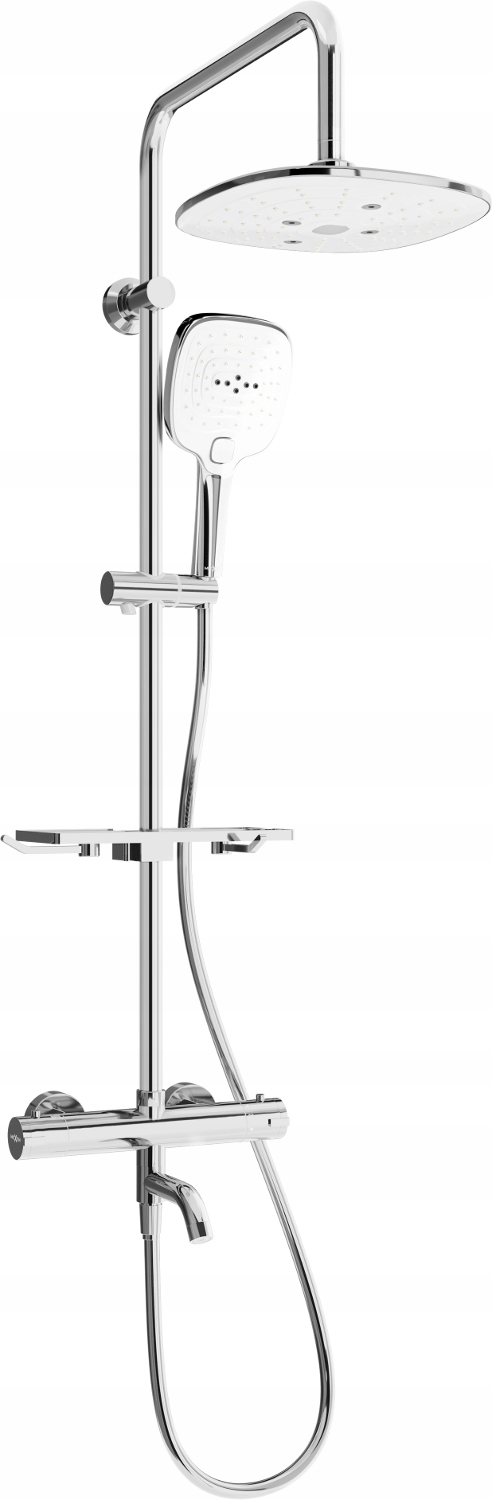 

Mexen KT17 Zestaw Wannowy Bateria Termostat Chrom