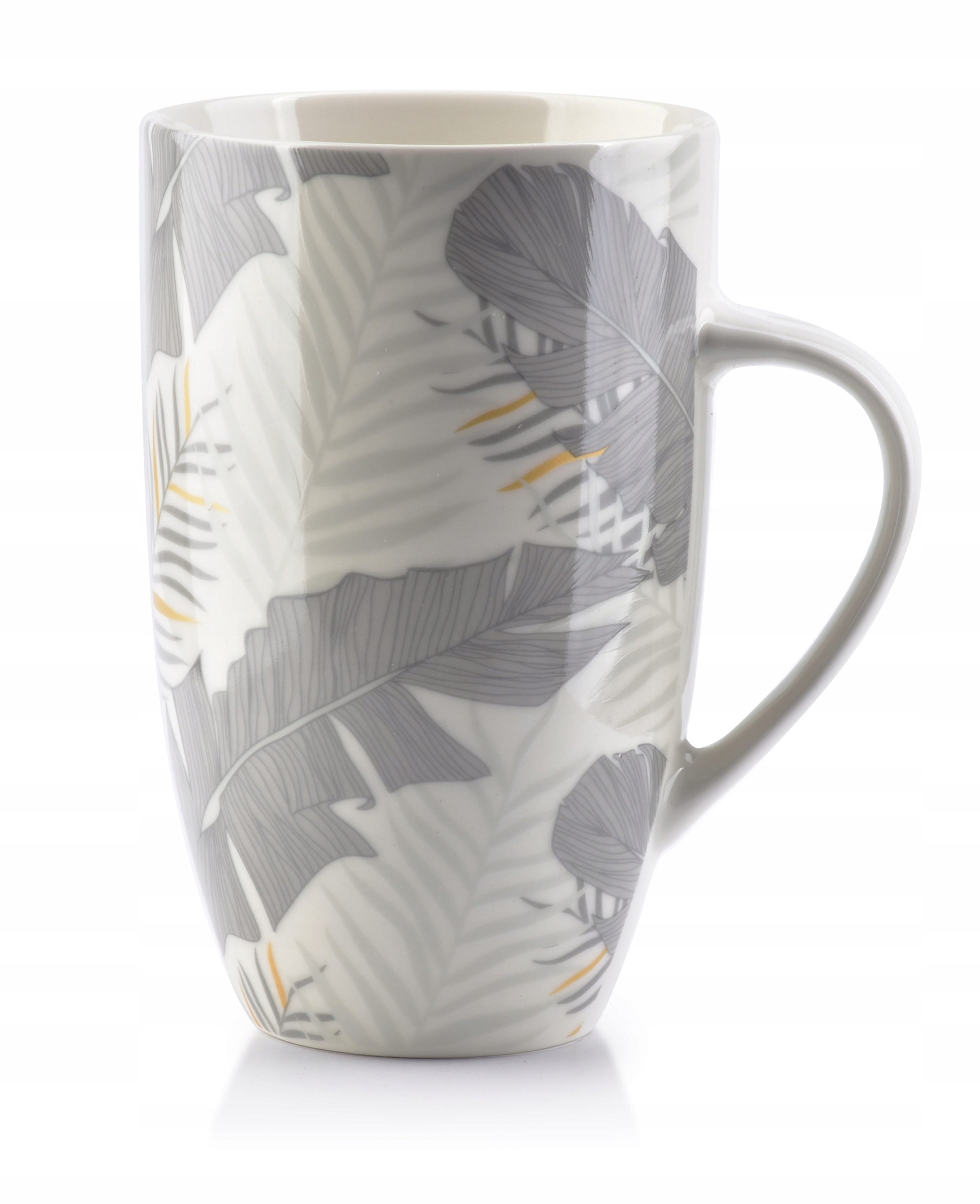 

duzy kubek porcelanowy Amy 700ml liście