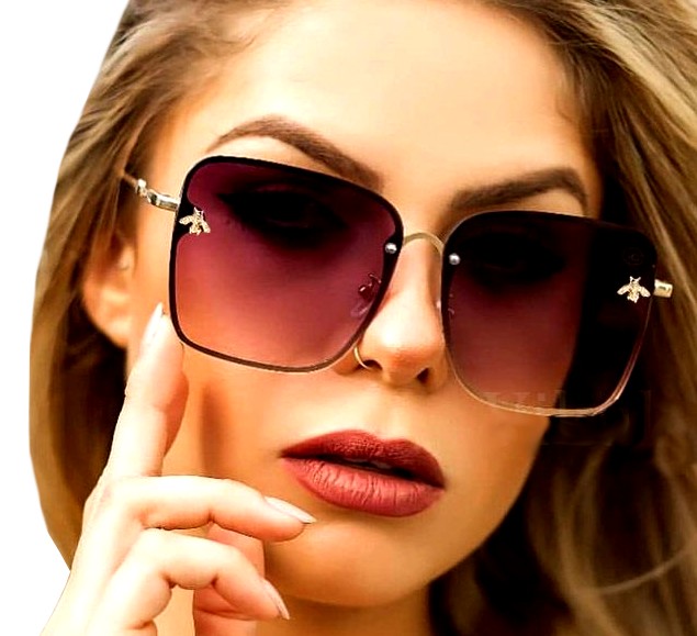 

Damskie Kwadratowe Okulary przeciwsłoneczne muchy