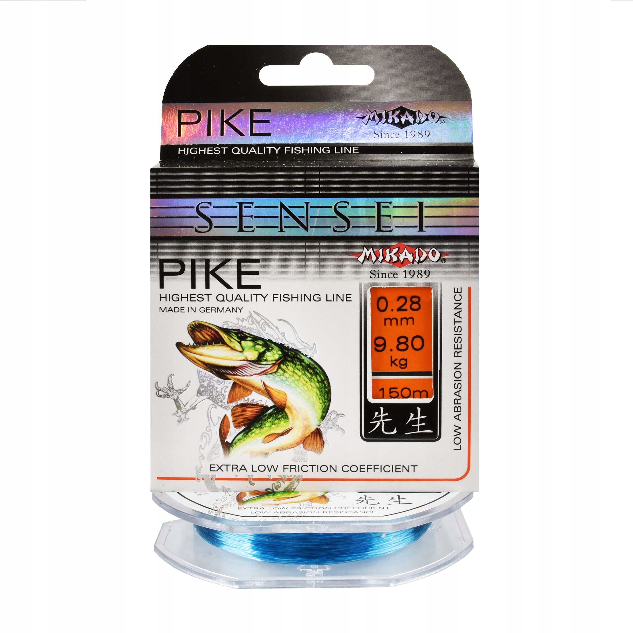 Żyłka spinningowa Mikado Sensei Pike 0.28mm 150m 9,80kg szczupak